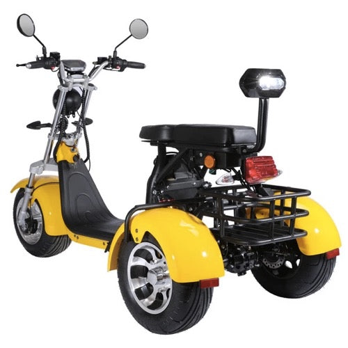 Tricycle citycoco 2000W golf certified, with coc scooter, - Electric Skateboard basket, Koowheel eec