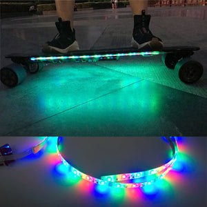 How to Put LED Strip Lights Underglow on Koowheel Electric Skateboard?