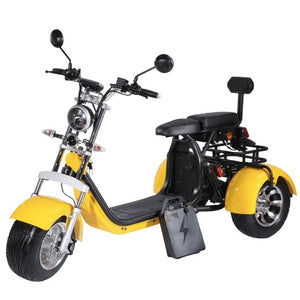 Tricycle citycoco 2000W with basket, golf scooter, eec coc certified, ship from Europe warehouse