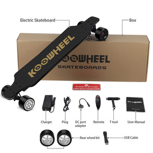 Koowheel D3M Gen2.5 Gen.2 UPGRADE Electric Skateboard 5000mah Samsung - Free Shipping & Tax, Use Coupon get $40 off!